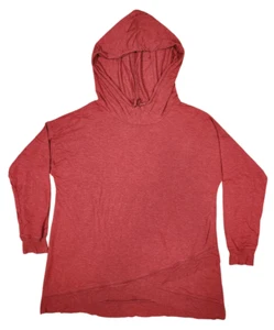 Gilligan & O'Malley Red Cut-Hem Modal Sleep Lounge Hoodie - Women's 2XL - Picture 1 of 5