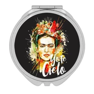 Gift Compact Mirror : Frida Kahlo Yo Te Cielo Decor Birthday Christmas - Picture 1 of 3