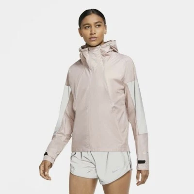 Women's Nike Run Division Flash Running Jacket Stone Mauve Black CU3383 269 - Image 1 of 4
