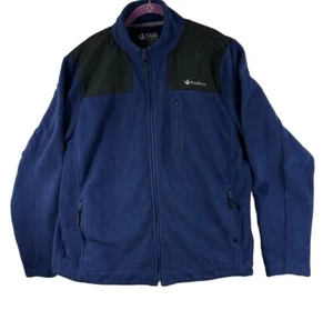 Rowdy Gentleman Jacket Mens 1X Black Label Fleece Blue - Picture 1 of 18