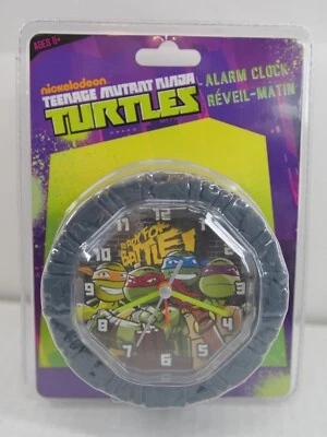 Reloj despertador Teenage Mutant Ninja Turtles 2013 listo para la batalla Nickelodeon, nuevo en caja Foto 1 de 2