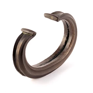 Wide Collier Fang Bronze - Gabon Torque XIX ° Th Century Necklace - Picture 1 of 7