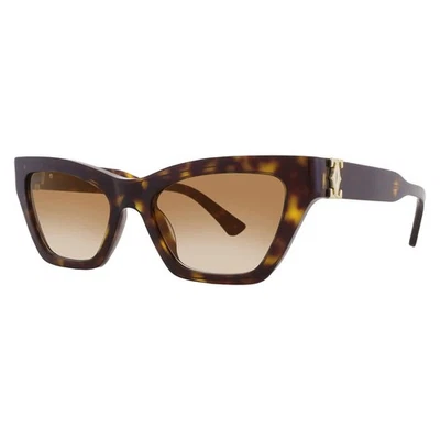 Cartier C Decor Brown Gradient Bronze Mirror Cat Eye Ladies Sunglasses CT0437S - Image 1 of 4