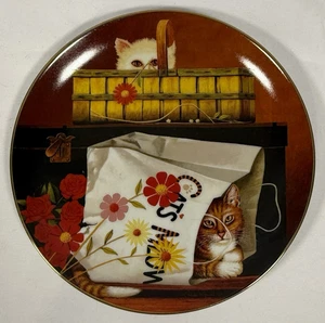 Placa Hide and Seek de Charles Wysocki - 3ª edición pares de ronroneos perfectos de colección - Imagen 1 de 3