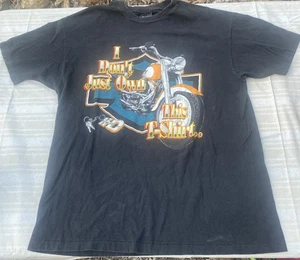 1990 Harley Davidson I Don’t Just Own This T-Shirt Pompton Plains NJ Hanes XL US - Picture 1 of 14