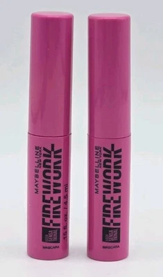 2 x Maybelline New York Lash Sensational Firework Mascara Very Black Travel Size - Image 1 of 2