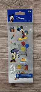 DISNEY Birthday Party Mickey Minnie Balloons Cake Dimensional Scrapbook Stickers - Picture 1 of 4