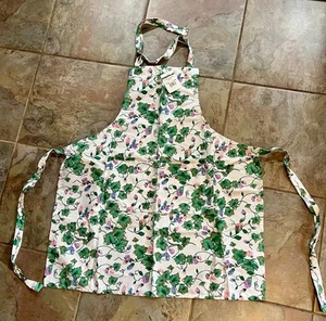 NWT Vintage Retro Look Houseware Kitchen Coordinates Floral Ivy Apron New - Picture 1 of 6