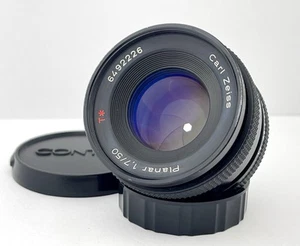Carl Zeiss Planar T* f/1.7 50mm fast Lens Contax CY Mount MMJ Serviced - Picture 1 of 12