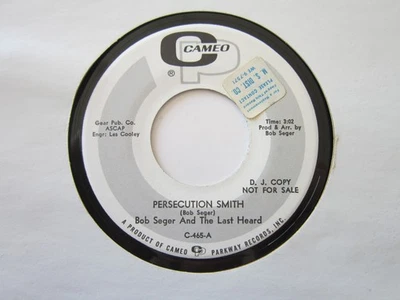 Bob Seger & Last Heard PERSECUTION SMITH Chain Smokin CAMEO #465 Promo NM - Image 1 of 2