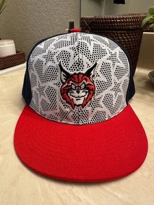 Lynchburg Hillcats rot weiß und blau Stern Hut Foster Fuels Druckknopflasche Mütze - Bild 1 von 5