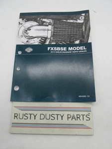 Harley Davidson Official Factory 2013 FXSBSE Models Parts Catalog 99458-13 - Picture 1 of 3