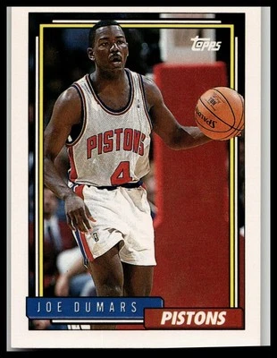 1992-93 Topps #347 Joe Dumars - Image 1 of 2