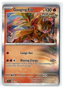 2024 Scarlet & Violet Series - Surging Sparks Gouging Fire Rare Holo #38 - Picture 1 of 2