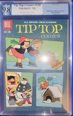 TIP TOP COMICS PEANUTS #220 9.8 1 of 3 Highest Graded Copies! SNOOPY Cover 1960! - Image 1 of 4