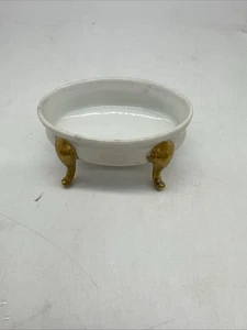 Vintage 1974 Limoges Francia porcellana piedi bigiotteria anello piatto ciotola - Foto 1 di 15