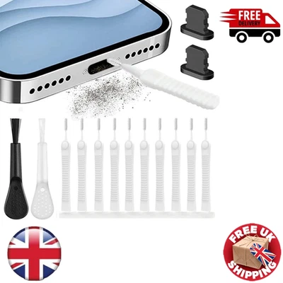 Mobile Phone Charging Port Dust Plug Cleaner Kit Keyboard Cleaning Brush - Image 1 of 4