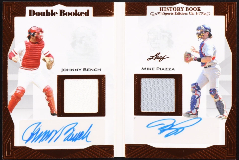 Johnny Bench/Mike Piazza 2023 Hoja Libro de Historia Edición Deportiva Capítulo Uno/25 Foto 1 de 4