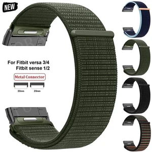 For Fitbit Versa 4 3 Sense 2/Sense Replacement Nylon Watch Band Strap Wristband - Picture 1 of 23