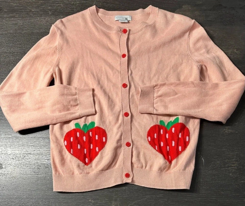 Cárdigan tejido fresa para niños Stella McCartney talla 10 Foto 1 de 2