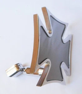 IRON CROSS HOT ROD MIRROR CHOPPER - Picture 1 of 4