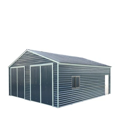 26x30ft Prefab Metal Garage Shed with 14ft Peak High Strength Design - Image 1 of 4