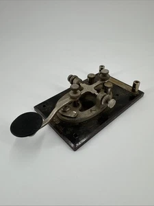 Vintage Brass J-38 Military Telegraph Key Morse Code WWII - Zdjęcie 1 z 6