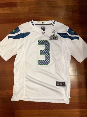 Russell Wilson Super Bowl XLIX Nike Jersey - Image 1 of 4