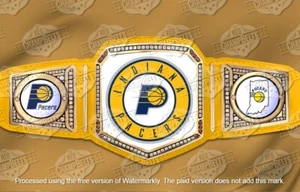 Indiana Pacers NBA Champions Championship Belt Adult Size 2mm Brass - Picture 1 of 1