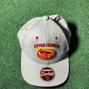 Iowa State Cyclones Hat Cap gray ISU Football Zephyr Stitched Logo Snap Back New - Picture 1 of 8