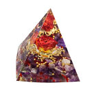 Crystal Orgonite Pyramid Sculpture Figurines Craft Mold Desktop Office Orgone