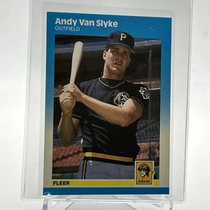 1987 Fleer Update GLOSSY Andy Van Slyke Card #U-121 Mint FREE SHIPPING - Picture 1 of 3