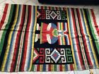 Vintage Mexican  Zapotecas Ethnic Blanket