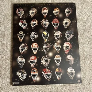 1997 NHL Team Goalie Masks Norman James Wood Plaque - Picture 1 of 4