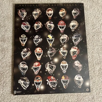 1997 年 NHL 球队守门员面具诺曼·詹姆斯木牌 — 第 1/4 张图片