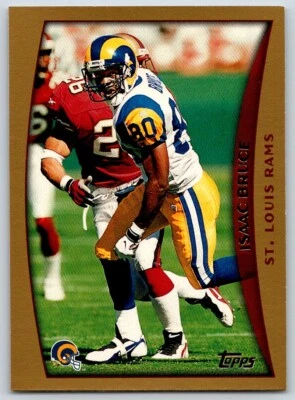 1998 Topps ISAAC BRUCE #260 St. Louis Rams HOF - Image 1 of 2