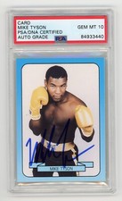1990 Living Legend Series 1 Mike Tyson Auto #18 PSA/DNA 10 Authentic