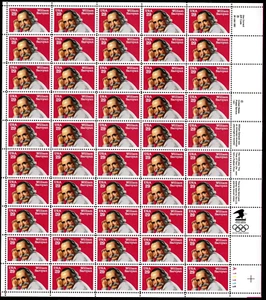 Scott #2538 William Saroyan Sheet of 50 Stamps - MNH - Picture 1 of 1