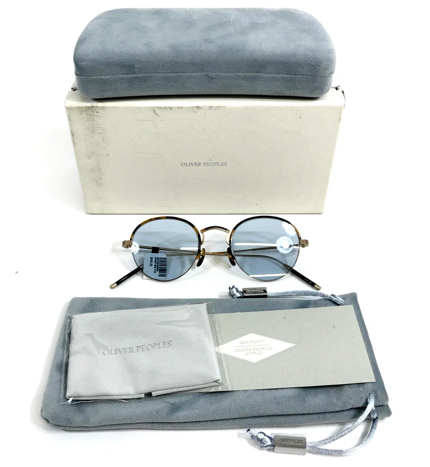 Oliver Peoples x Takumi Sunglasses OV1290T 5252 TK-6 Matte Gold Havana 47-22-145 - Image 1 of 4