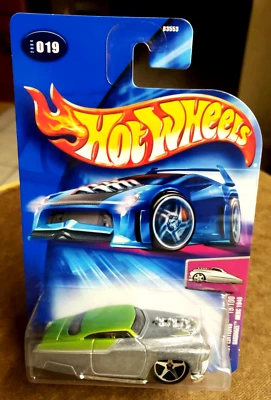 Hot Wheels HARDNOZE MERC 1949 ZAMAC #19/100 2004 First Editions 1:64 5 Spoke MOC - Image 1 of 4