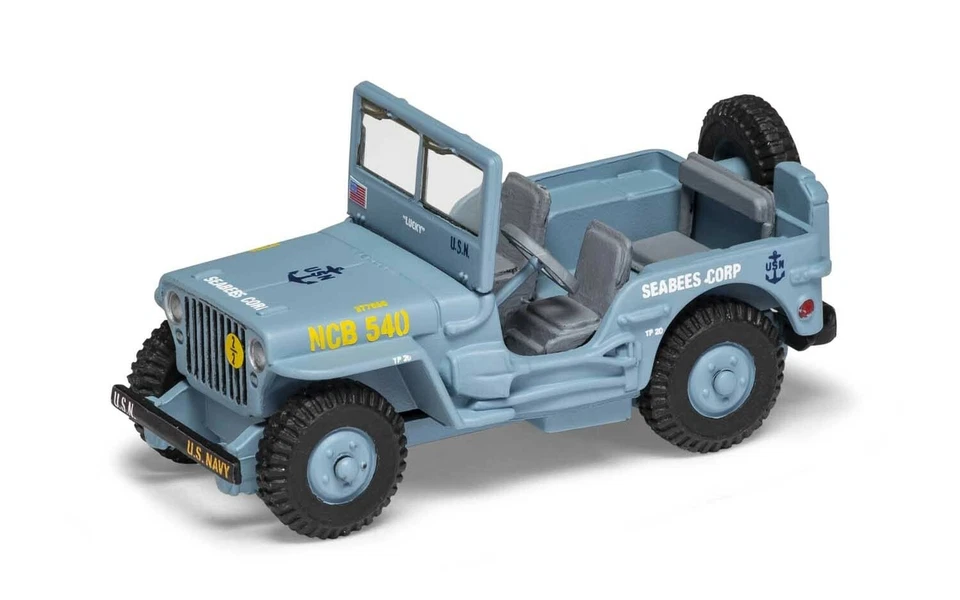 Corgi MiM Willys Jeep USN SeaBees Corps Model CS90633 - Image 1 of 1