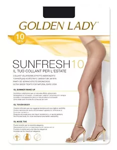 Golden Lady Strumpfhose "Sunfresh 10" hauchdünn Gr. S - M - L- XL - Bild 1 von 1