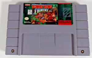 Gioco Donkey Kong Country Super Nintendo SNES testato e funzionante! Autentico! - Foto 1 di 1