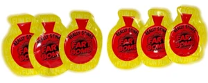 6 SMELLY FART BOMBS Gas Odor Gag Funny Gift Squeeze Bag Stinks Joke Prank Pack - Picture 1 of 7