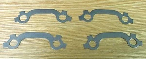 1957 -1964 CHEVY EXHAUST MANIFOLD BOLT LOCK PLATES STAINLESS STEEL ** USA MADE * - Picture 1 of 3