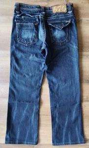 Pantalones de mezclilla de corte relajado con bolsillo con solapa 575 - 30" x 29" - La etiqueta es 29 (#1) - Imagen 1 de 10