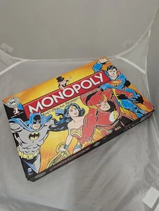 DC Comics Monopoly 1st Edition Board Game 2014 Batman Flash Super-Man Hero - Picture 1 of 8