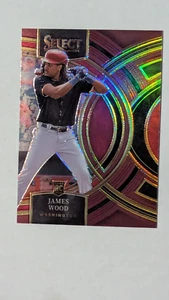 JAMES WOOD 2024 Panini Select Baseball PREMIER RED PRIZM RC /149 - Picture 1 of 4