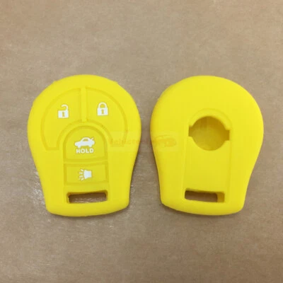 Capa estojo silicone fit Nissan Sentra Juke Note 4 botões controle remoto chaveiro inteligente - Imagem 1 de 4