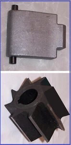 Rodillo contraplaca adecuado para trituradora Atika ALH 2503 NUEVO - Imagen 1 de 4